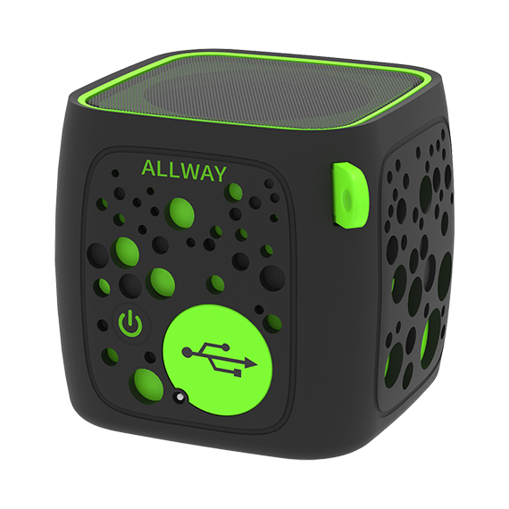 Allway PBT002 Portable Lightweight Bluetooth Speaker