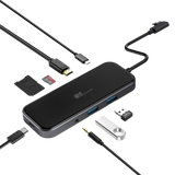 Allway 8-in-1 USB C Hub Docking Station Multiport Adapter